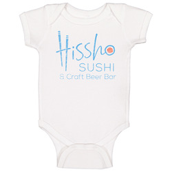 Hissho Sushi Craft Beer Bar Worn Look Onesie Baby One Piece Hissho Sushi Craft Beer Bar Worn Look Onesie Baby One Piece