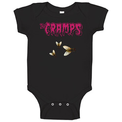 The Cramps Flies Music Onesie Baby One Piece The Cramps Flies Music Onesie Baby One Piece