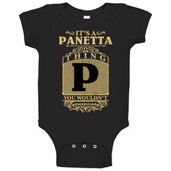 Panetta Thing You Wouldn't Understand Family Name Pride Onesie Baby One Piece Panetta Thing You Wouldn't Understand Family Name Pride Onesie Baby One Piece