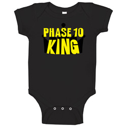 Phase 10 King Sports And Hobbies Master Onesie Baby One Piece Phase 10 King Sports And Hobbies Master Onesie Baby One Piece
