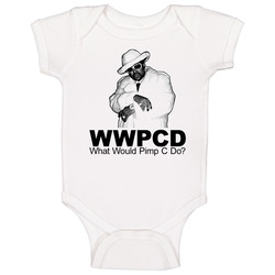 Wwjd Pimp C Rap Onesie Baby One Piece