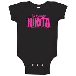 La Femme Nikita 90s Tv Show Action Onesie Baby One Piece La Femme Nikita 90s Tv Show Action Onesie Baby One Piece