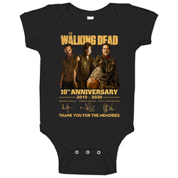 The Walking Dead Ending 10th Anniversary Tv Onesie Baby One Piece The Walking Dead Ending 10th Anniversary Tv Onesie Baby One Piece