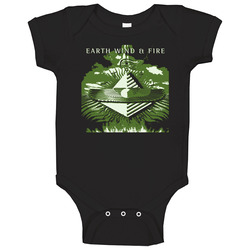 Earth Wind & Fire in green JOE Onesie Baby One Piece