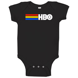 Hbo Retro Rainbow Logo Tv Network Fan Onesie Baby One Piece Hbo Retro Rainbow Logo Tv Network Fan Onesie Baby One Piece