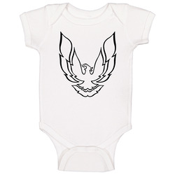 89 Trans Am Firebird Automobile Car Parts Cool Brand Logo Onesie Baby One Piece