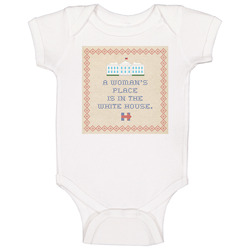 Place In The White House Hillary Clinton President Campaign Needlepoint Onesie Baby One Piece Place In The White House Hillary Clinton President Campaign Needlepoint Onesie Baby One Piece