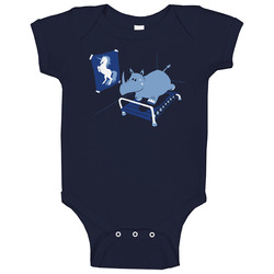 Rhino Unicorn Animal Excercise Funny Onesie Baby One Piece Rhino Unicorn Animal Excercise Funny Onesie Baby One Piece