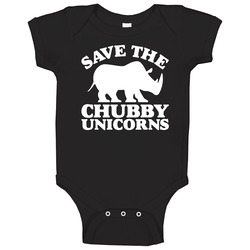 Save The Chubby Unicorns Funny Rhinoceros Onesie Baby One Piece Save The Chubby Unicorns Funny Rhinoceros Onesie Baby One Piece