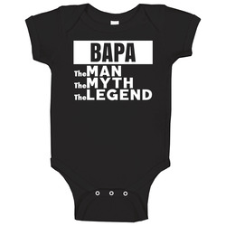Bapa The Man The Myth The Legend Father's Day Gift Dad Malay Onesie Baby One Piece Bapa The Man The Myth The Legend Father's Day Gift Dad Malay Onesie Baby One Piece