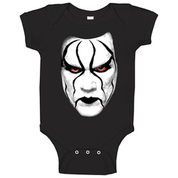 Sting Wrestling Retro Face Onesie Baby One Piece Sting Wrestling Retro Face Onesie Baby One Piece