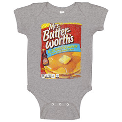 Mrs Butterworth Pancake Waffle Sweets Snacks Foodie Food Fan Worn Look Vintage Unisex Onesie Baby One Piece Mrs Butterworth Pancake Waffle Sweets Snacks Foodie Food Fan Worn Look Vintage Unisex Onesie Baby One Piece