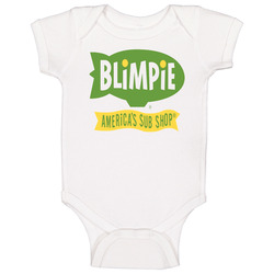 Blimpie Sub Sandwhich Restaurant Onesie Baby One Piece Blimpie Sub Sandwhich Restaurant Onesie Baby One Piece