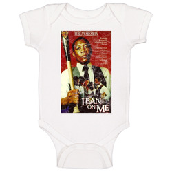Lean On Me 80s Drama Action Movie Worn Look Onesie Baby One Piece Lean On Me 80s Drama Action Movie Worn Look Onesie Baby One Piece