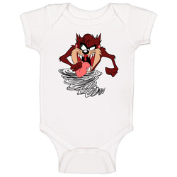 Taz-mania Devil Cyclone Retro 90s Animated Tv Show Fan Onesie Baby One Piece Taz-mania Devil Cyclone Retro 90s Animated Tv Show Fan Onesie Baby One Piece