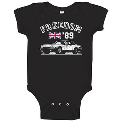 1989 Jaguar Xjs Freedom Car Fan Worn Look Onesie Baby One Piece