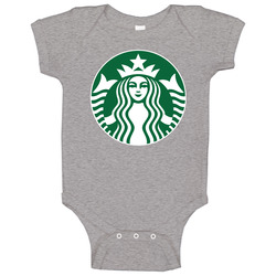 Starbucks American Favorite Fast Food Onesie Baby One Piece Starbucks American Favorite Fast Food Onesie Baby One Piece