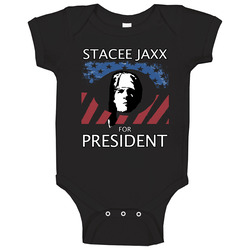 Stacee Jaxx For President Rock Of Ages Onesie Baby One Piece Stacee Jaxx For President Rock Of Ages Onesie Baby One Piece
