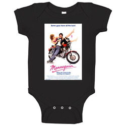 Mannequin Retro Movie Fan Onesie Baby One Piece Mannequin Retro Movie Fan Onesie Baby One Piece