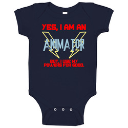 Yes I Am An Animator Funny Powers Onesie Baby One Piece Yes I Am An Animator Funny Powers Onesie Baby One Piece