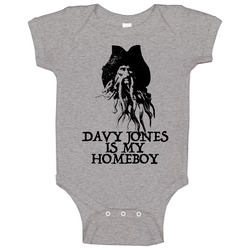 Davy Jones Is My Homeboy Pirates Movie Villain Onesie Baby One Piece Davy Jones Is My Homeboy Pirates Movie Villain Onesie Baby One Piece