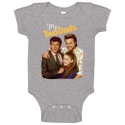 My Two Dads 80s Tv Series Show Worn Look Vintage Unisex Onesie Baby One Piece My Two Dads 80s Tv Series Show Worn Look Vintage Unisex Onesie Baby One Piece