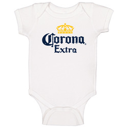 Corona Extra Mexican Beer Bottle Grunge Logo Label Drinking Onesie Baby One Piece Corona Extra Mexican Beer Bottle Grunge Logo Label Drinking Onesie Baby One Piece