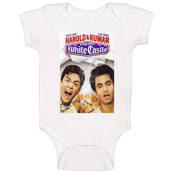 Harold And Kumar Go To White Castle Best Movie To Watch Stoned Movie Lovers Distressed Look Onesie Baby One Piece Harold And Kumar Go To White Castle Best Movie To Watch Stoned Movie Lovers Distressed Look Onesie Baby One Piece