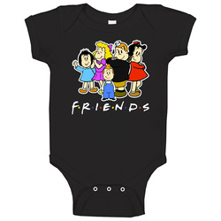 The Little Lulu Show Friends 90s Kids Tv Show Cartoon Onesie Baby One Piece The Little Lulu Show Friends 90s Kids Tv Show Cartoon Onesie Baby One Piece