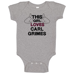 This Girl Carl Grimes The Walking Dead Onesie Baby One Piece This Girl Carl Grimes The Walking Dead Onesie Baby One Piece