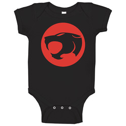 Thundercats Retro 80s Cartoon Logo Onesie Baby One Piece Thundercats Retro 80s Cartoon Logo Onesie Baby One Piece