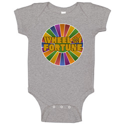Wheel Of Fortune Popular Tv Game Show Fan Baseball Raglan Onesie Baby One Piece Wheel Of Fortune Popular Tv Game Show Fan Baseball Raglan Onesie Baby One Piece