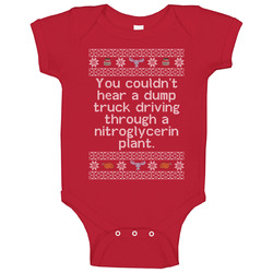 Nitroglycerin Plant National Lampoons Christmas Vacation Quote Food Knit Onesie Baby One Piece Nitroglycerin Plant National Lampoons Christmas Vacation Quote Food Knit Onesie Baby One Piece