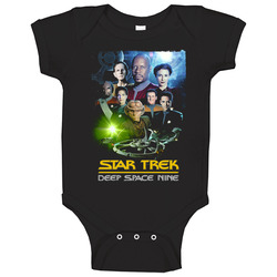 Star Trek Deep Space Nine 90s Science Fiction Sci Fi Tv Show Onesie Baby One Piece Star Trek Deep Space Nine 90s Science Fiction Sci Fi Tv Show Onesie Baby One Piece
