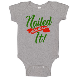 Nailed It Holiday Netflix Television Series Fan Raglan Onesie Baby One Piece Nailed It Holiday Netflix Television Series Fan Raglan Onesie Baby One Piece