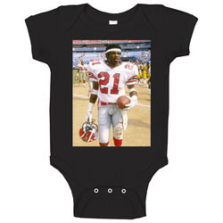 Deion Sanders Atlanta Football Defensive Back Legend Onesie Baby One Piece Deion Sanders Atlanta Football Defensive Back Legend Onesie Baby One Piece