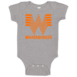 Whataburger American Favourite Food Onesie Baby One Piece