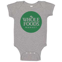 Whole Foods Market Boston Massachusetts Top Restaurants Food Fan Lover Foodie Onesie Baby One Piece