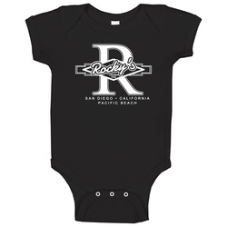Rockys Crown Pub San Diego Restaurant Onesie Baby One Piece