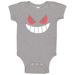 Gengar Face Grin Pokemon Kids Tv Show Cartoon Onesie Baby One Piece Gengar Face Grin Pokemon Kids Tv Show Cartoon Onesie Baby One Piece