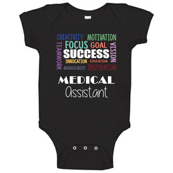 Medical Assistant Inspirational Words Success Occupation Onesie Baby One Piece Medical Assistant Inspirational Words Success Occupation Onesie Baby One Piece