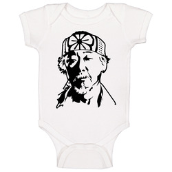 Mr. Miyagi Posterized Head Shot Karate Kid 90s Movies Onesie Baby One Piece Mr. Miyagi Posterized Head Shot Karate Kid 90s Movies Onesie Baby One Piece