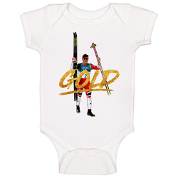 Johannes Høsflot Klæbo Gold Norway Cross Country Skiing 2018 Air Olympic Athelete Fan Onesie Baby One Piece Johannes Høsflot Klæbo Gold Norway Cross Country Skiing 2018 Air Olympic Athelete Fan Onesie Baby One Piece