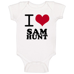 Sam Hunt I Heart Love Football Sports New England Onesie Baby One Piece Sam Hunt I Heart Love Football Sports New England Onesie Baby One Piece