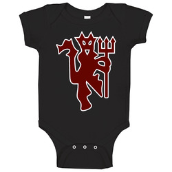 Manchester United Red Devil Soccer Logo Onesie Baby One Piece Manchester United Red Devil Soccer Logo Onesie Baby One Piece