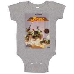 Nintendo Nes Jackal Retro 80s Video Game Cover Onesie Baby One Piece Nintendo Nes Jackal Retro 80s Video Game Cover Onesie Baby One Piece