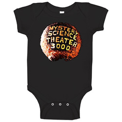 Mystery Science Theater 3000 Tv Show Black Onesie Baby One Piece Mystery Science Theater 3000 Tv Show Black Onesie Baby One Piece