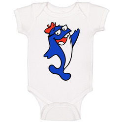 Charlie Starkist Tuna Mascot Onesie Baby One Piece Charlie Starkist Tuna Mascot Onesie Baby One Piece