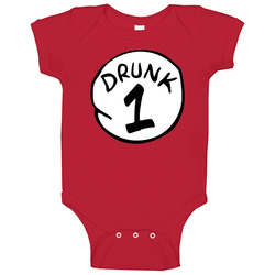 Drunk 1 Funny Halloween Costume Onesie Baby One Piece Drunk 1 Funny Halloween Costume Onesie Baby One Piece