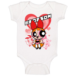 Powerpuff Girls Blossom Retro Cartoon Tv Show Fan Onesie Baby One Piece Powerpuff Girls Blossom Retro Cartoon Tv Show Fan Onesie Baby One Piece